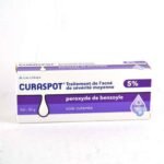 Curaspot Aqua 5% Benzoyl Peroxide Gel 100g in our bio pharmacy. Curaspot Aqua 5% Benzoyl Peroxide Gel 100g is a drug indicated for the treatment of acne of moderate severity.