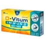 D-Vitum IMMUNO EXTRA - a dietary supplement containing vitamin A, vitamin D, garlic oil macerate standardized for 2% alliin content and shark liver oil