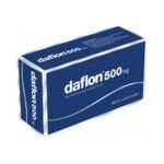 Daflon 500 mg is used for hemorrhoids and in the treatment of symptoms attributable to venous insufficiency and states of capillary fragility.