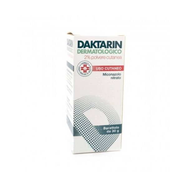 Daktarin Powder Cutaneous 2% is used in skin or nail infections caused by dermatophytes or Candida.