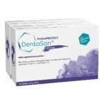 contains three special probiotic strains of bacteria