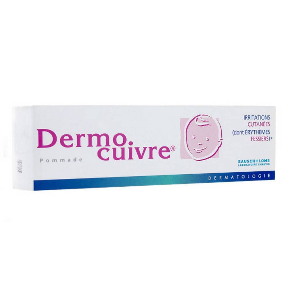 dermocuivre ointment tube 100g DERMOCUIVRE OINTMENT TUBE 100G: Recommended for the treatment of skin irritations.