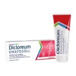 Dicloreum Ematosoll Gel is a pain reliever designed to promote skin well-being by maintaining normal skin conditions in the event of contrasts that can cause pain and bruising.
