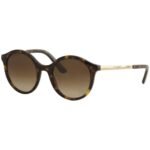 Dolce and Gabbana DG 4358 502/13 HAVANA brown gradient sunglasses. High quality materials.