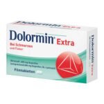 Dolorminextra film-coated tablets with the active ingredient: ibuprofen (present as ibuprofen, DL-lysine salt).