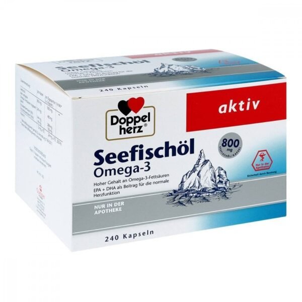 with 800 mg sea fish oil per capsule