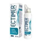 It is a medical device that gently cleanses the nasal cavity, moisturizes it and protects it from drying out. Ectimer naturally helps to reduce swelling of the mucosa, making it easier to breathe freely. It is suitable for children and babies from 1 month of age.