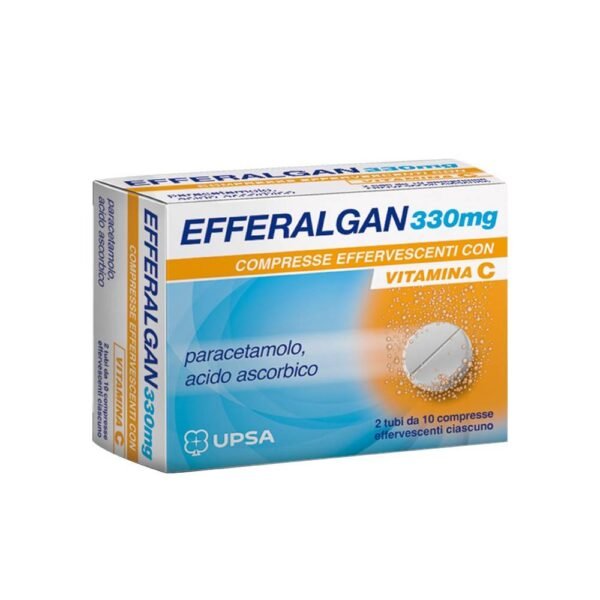 Efferalgan with vitamin C is used in the symptomatic treatment of mild to moderate pain and febrile conditions in adults and children and in the symptomatic treatment of pain.