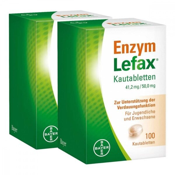 Combination of natural enzymes and simethicone
