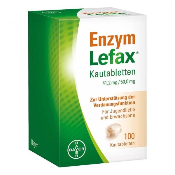 Combination of natural enzymes and simethicone
