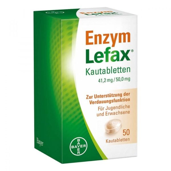 Combination of natural enzymes and simethicone