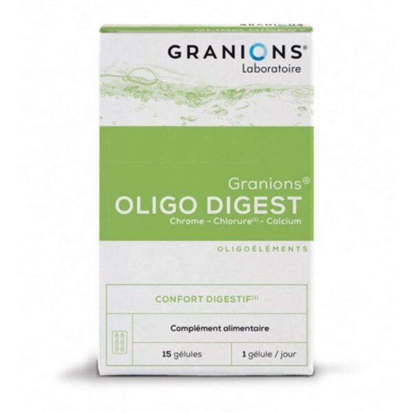 In order to restore a digestive balance and promote better digestion, the Laboratoire des Granions has put all its know-how in trace elements since 1948 into a complete formula.