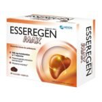 Essergen Max - a dietary supplement containing soy lecithin, artichoke leaf extract, vitamin B2 and vitamin B6. The product is intended for adults.