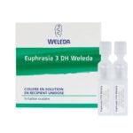 Euphrasia 3 DH (0.4 ml) for a single-dose container of 0.4 ml. The component of the formula conforms to the monograph of the German Homeopathic Pharmacopoeia.