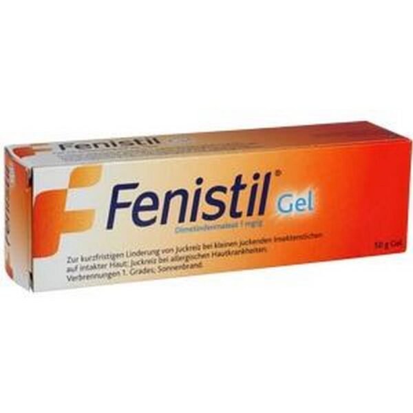 Fenistil is an itchy, anti-allergic medicine. Contains a strong antihistamine. It is most often used for itchy skin diseases, hives, after insect bites and bites, for sun damage from the skin and for mild burns.