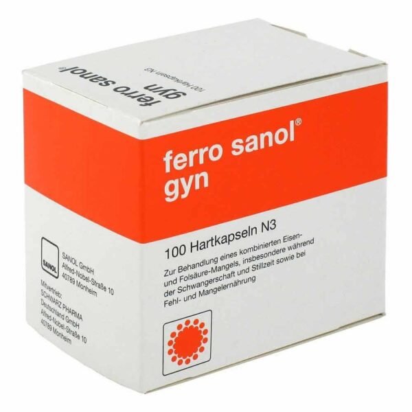 The drug is an oral iron preparation in combination with folic acid against iron and folic acid deficiency.