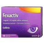 Антигистаминные глазные капли Fexactiv 0,3% + 0,05% раствор для глаз 10 контейнеров для однократной дозы , Antigistaminnyye glaznyye kapli Fexactiv 0,3% + 0,05% rastvor dlya glaz 10 konteynerov dlya odnokratnoy dozy