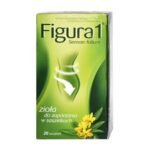 Figure 1, fix is ​​a medicinal product in the form of a herbal mixture containing senna leaf for use in constipation. Product to be infused in sachets.