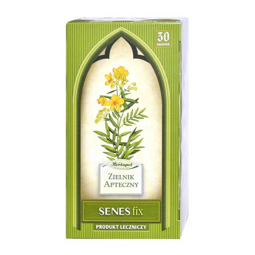 fix senes 1 g 30 pcs herbapol lublin Fix Senes - лекарственный препарат в виде травяных настоев в пакетиках для кратковременного применения при запорах.