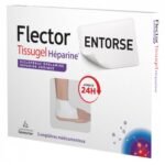 Flector Sprain Tissugel Heparin Plaster Medicated: The drug Flector tissugel heparin is a treatment in the form of medicated plaster based on diclofenac and heparin. It helps fight against inflammation and pain from sprains, as well as to act against edema.