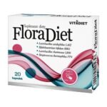 FloraDiet - a dietary supplement containing probiotic bacteria. The product is intended for adults.
