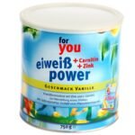 The for you protein power is a high quality 4-component protein concentrate with multifunctional properties.