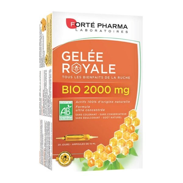 Nutritious concentrate, Royales jelly is combined with honey in an ultra-concentrated formula to naturally give your body a boost.