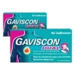 ГАВИСКОН Дуал 250 мг, 106,5 мг, 187,5 мг жевательные таблетки, GAVISKON Dual 250 mg, 106,5 mg, 187,5 mg zhevatel'nyye tabletki, 2x48
