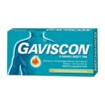 Gaviscon Mint TAB is a medicinal product that creates a protective layer that prevents acid reflux from the stomach.