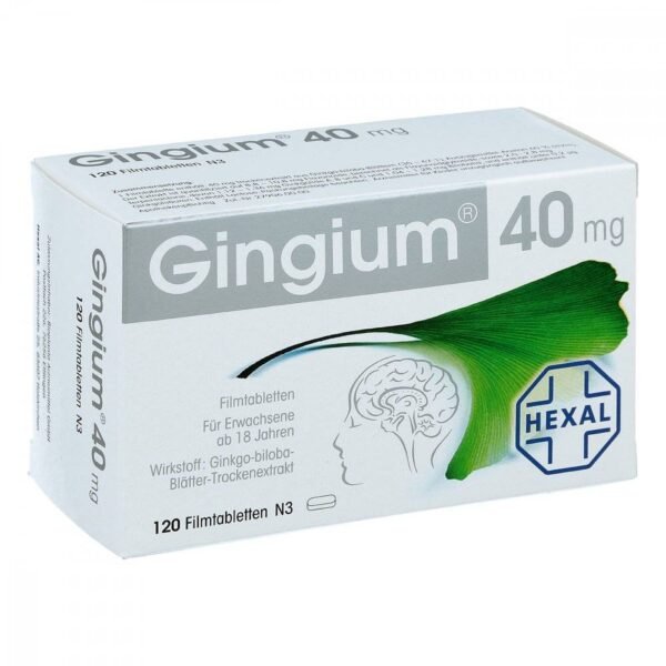 Provides a strong memory and good concentration in the case of dementia syndrome and forgetfulness