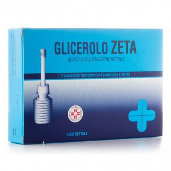 Glycerol Zeta Adults is a glycerol-based medicine indicated for the short-term treatment of occasional constipation