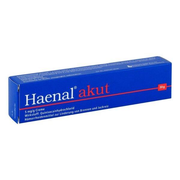 Cream against hemorrhoidal disease