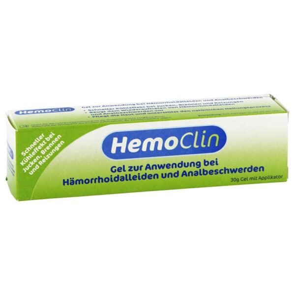 Gel for use in haemorrhoidal disease and anal discomfort.