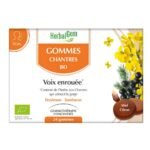 Herbalgem Organic Chanters Erasers Hoarseness brings radiance to your voice. It notably contains Herb aux Chantres, a plant that contains sulfur compounds that soothe the throat.