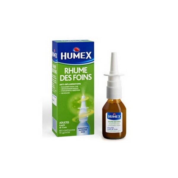Humex Hay Fever 50MCG продается в нашей био аптеке. Этот препарат показан взрослым (от 15 лет) для лечения «сенной лихорадки» (сезонного аллергического ринита) в период контакта с пыльцой.
