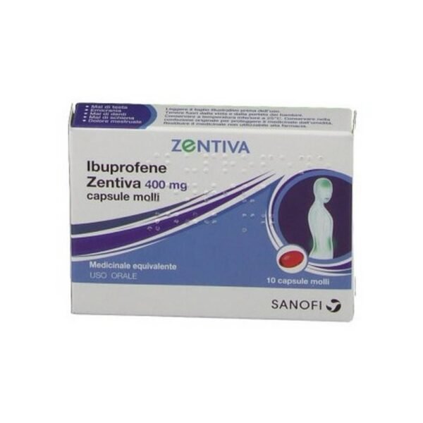 Ibuprofen Zentiva is an anti-inflammatory drug indicated in case of stubborn pain of various kinds and adjuvant in the treatment of fever and flu.