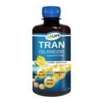 Icelandic fish oil (cod liver oil) - a dietary supplement with a lemon flavor. Tran is an invaluable source of health for children and adults. Consuming fish oil in the recommended amounts supplements the diet with vitamins A and D and essential unsaturated omega-3 fatty acids, especially EPA and DHA that are not produced by the human body and must be supplied with food.