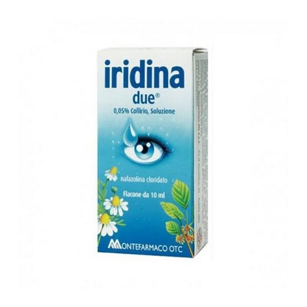 Iridina Due Collirio используется для лечения раздражения, жжения, покраснения глаз, слезотечения и чувствительности к свету.
