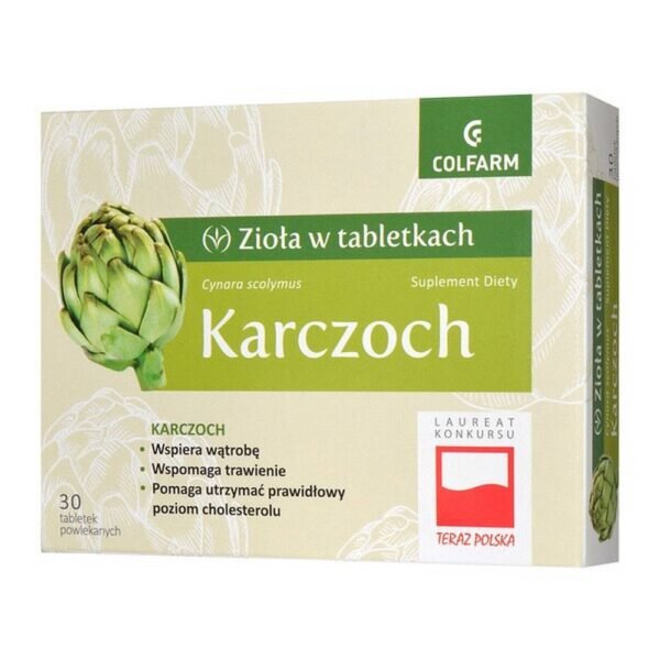 Artichoke - a dietary supplement containing artichoke extract. The product is intended for adults.