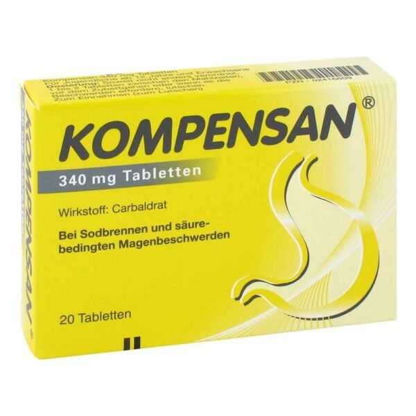 The preparation is a gastrointestinal agent and belongs to the group of antacids (agents that bind stomach acid).