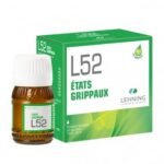 L52 Lehning Homeopathy Flu-like Cold - гомеопатическое лекарство, традиционно используемое при гриппоподобных состояниях, лихорадочных болях, непродуктивном кашле (для мужчин и собак-кошек).