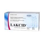 Lakcid is a medicinal product containing a strain of Lactobacillus rhamnosus, which, as a lactic acid bacterium, colonizes the intestinal mucosa and affects the microflora, which may be disturbed by the use of e.g. antibiotics. The drug is indicated for use, among others in antibiotic therapy and diarrhea (including travelers).