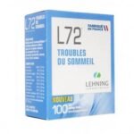 Lehning L72 диспергируемые во рту таблетки - это гомеопатическое лекарство, которое назначается без рецепта при незначительных нарушениях сна, связанных с состояниями тревоги и нервозностью. Его можно принимать взрослым и детям старше 12 лет.