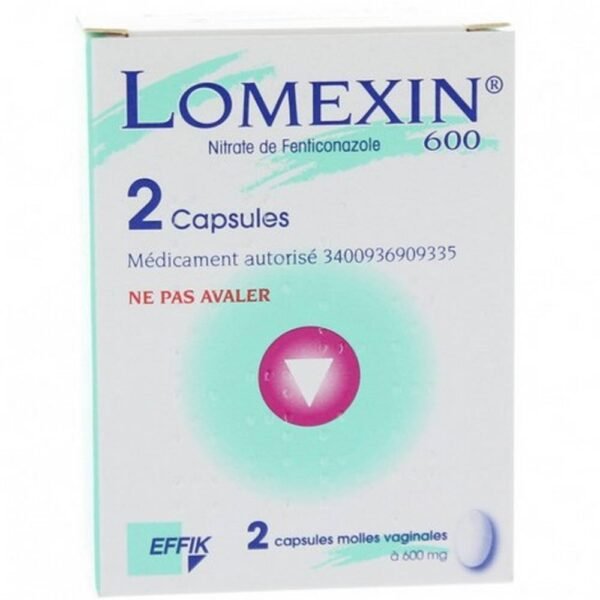 Lomexin 600 mg vaginal capsule is an antifungal drug indicated in the local treatment of genital candidiasis (diseases caused by microscopic fungi), whether or not superinfected by bacteria