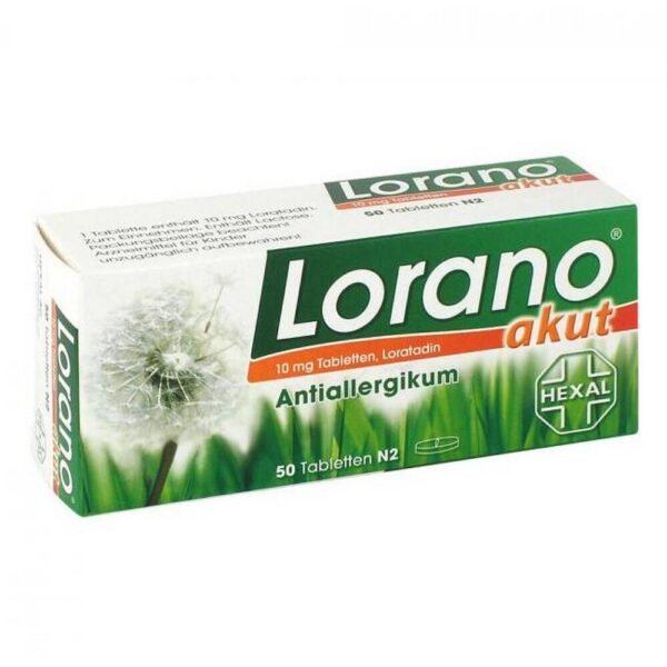 LORANO AKUT is a medicine used to treat the symptoms of certain allergic diseases