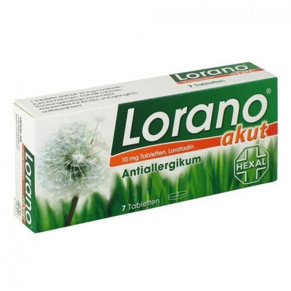 LORANO AKUT is a medicine used to treat the symptoms of certain allergic diseases