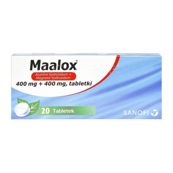 Maalox is a medicinal product for the symptomatic treatment of hyperacidity, heartburn and gastritis.