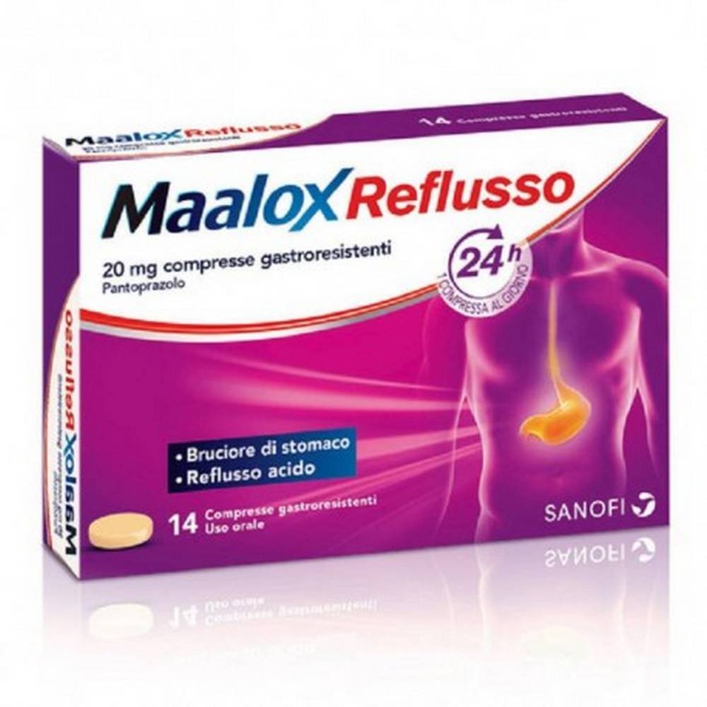 maalox reflux 20 mg pantoprazole 14 Маалокс Рефлуссо используется для краткосрочного лечения симптомов гастроэзофагеального рефлюкса и изжоги (например, изжоги, срыгивания кислоты) у взрослых.