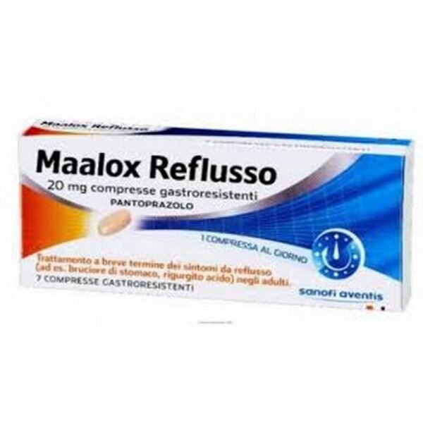 Maalox Reflux 20 mg Pantoprazole 7 Tablets