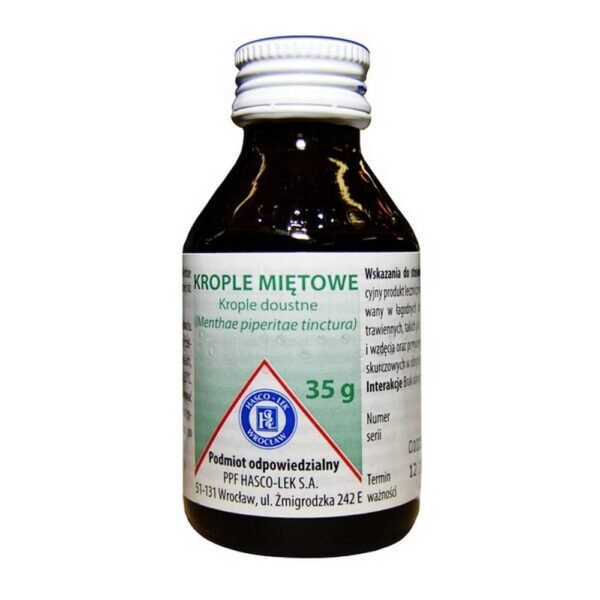 Mint drops are a medicinal product used in mild digestive ailments.